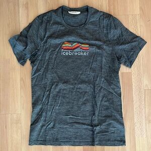 Icebreaker Tech Lite II Grey T-shirt Size S